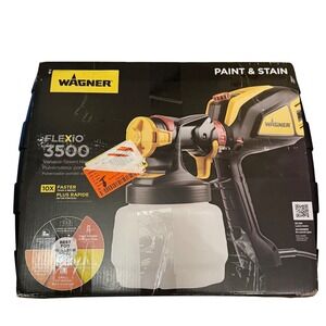 Wagner Flexio 3500 Paint Stain Sprayer HVLP Corded Electric 10x Faster XBoost‎